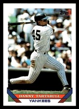 1993 Topps Danny Tartabull #330 New York Yankees  Near mint or better