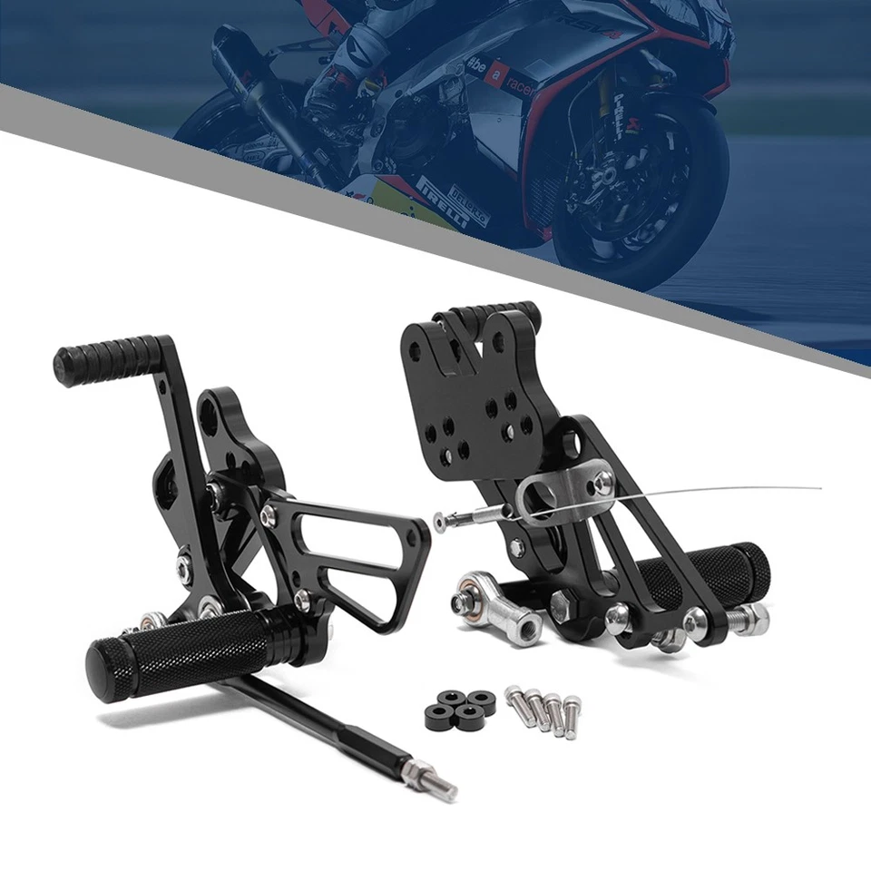 Commandes Reculées Repose-pieds Rearset Ninja 300 250 2013-2017 pour Kawasaki - Photo 1/4
