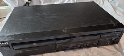 Sony Cd Player CDP-297 VTG 1992 High Density Linear Converter Parts/Repair READ 