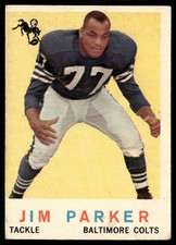Jim Parker 1959 Topps #132 RC Baltimore Colts EX OC