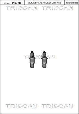 Triscan Schraube, Bremsscheibe U.A. FüR Alfa Romeo, CitroËN, Fiat, Lancia-image