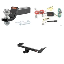 CURT Class 3 Towing Kit Trailer Hitch, Wiring, Ball Mount - 13559, 56045, 45836