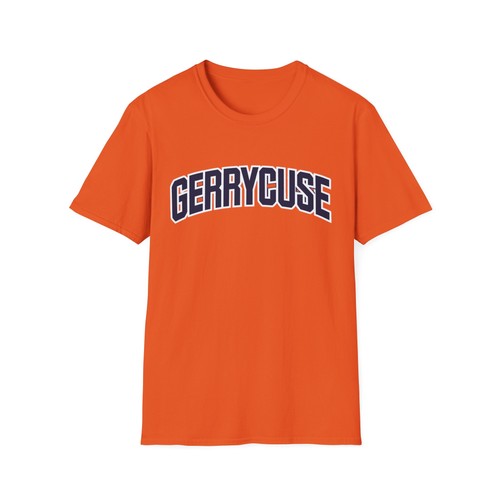 GERRYCUSE GMAC Gerry Mcnamara Orange/Navy College Syracuse Basketball T-SHIRT