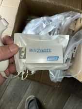 Portable Wii to HDMI Wii2HDMI Full HD Converter Audio Output Adapter TV White