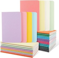 32PCS Mini Notebooks Bulk, Small Pocket Notebook, 3.5"x5.5" Blank