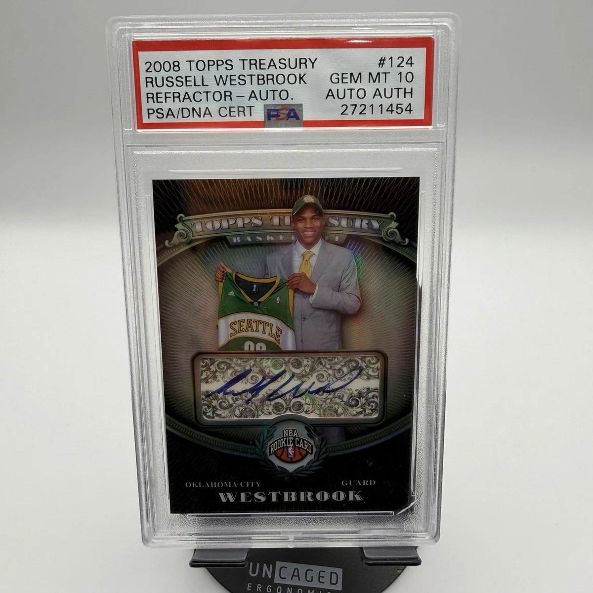 Topps Russell Westbrook Autographed Basketball Trading Cards for