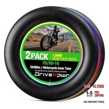 Heavy Duty Motorcycle Inner Tube Replacement -" - 1.5mm Thick - Tire 70/90-16
