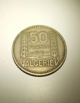 Monnaie Algérie 50 Francs Turin 1949 Lot de 8 - Photo 1/3