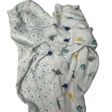 aden  anais Essentials Easy Swaddle Wrap 0-3 Months Dinosaurs