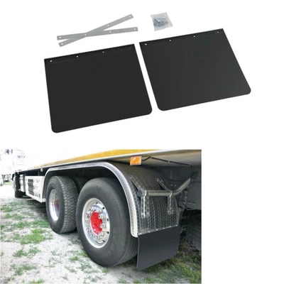 LAMPA 2 Schmutzfänger LKW Anhänger 35x30cm Spritzschutz Spritzlappen Universal Set