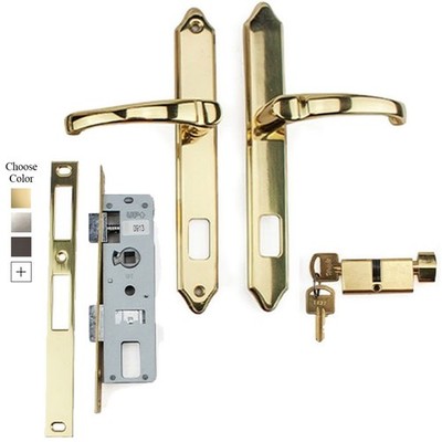 Wright Storm Door Mortise Lock Set Single Key Cylinder Multiple Finishes
