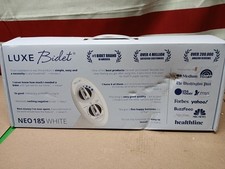 LUXE Bidet NEO 185 Self Cleaning, Dual Nozzle, Non Electric Bidet White MS474 