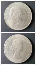 SIR WINSTON CHURCHILL 1965 Commemorative CROWN COIN Royal Mint