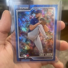 Eric Lauer 2026 Topps #175 Blue Holofoil /150 Toronto Blue Jays