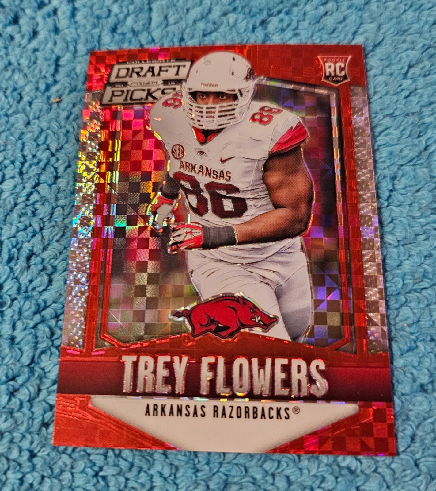 Trey Flowers Panini Prizm Collegiate Draft Picks #245 Red Power