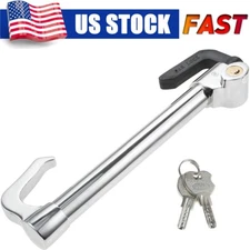 Steering Wheel Brake Lock Anti-Theft Retractable Car Clutch Pedal Lock with Keys