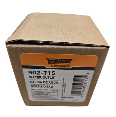 902-715 Dorman Cooling Hose Connector for VW Volkswagen Jetta Golf GTI NEW