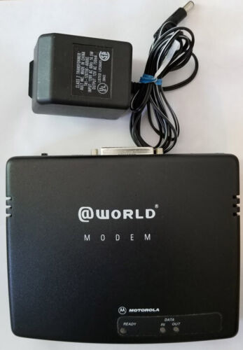 Motorola externe 28.8 Modem. 52055000-01 neuf jamais utilisé, sans boîte, chauffeur de succès.