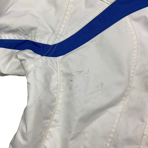 Spyder Girl's Removable Hood Lined Full Zip Ski Jacket White/Blue • Youth 16 - Picture 9 of 10