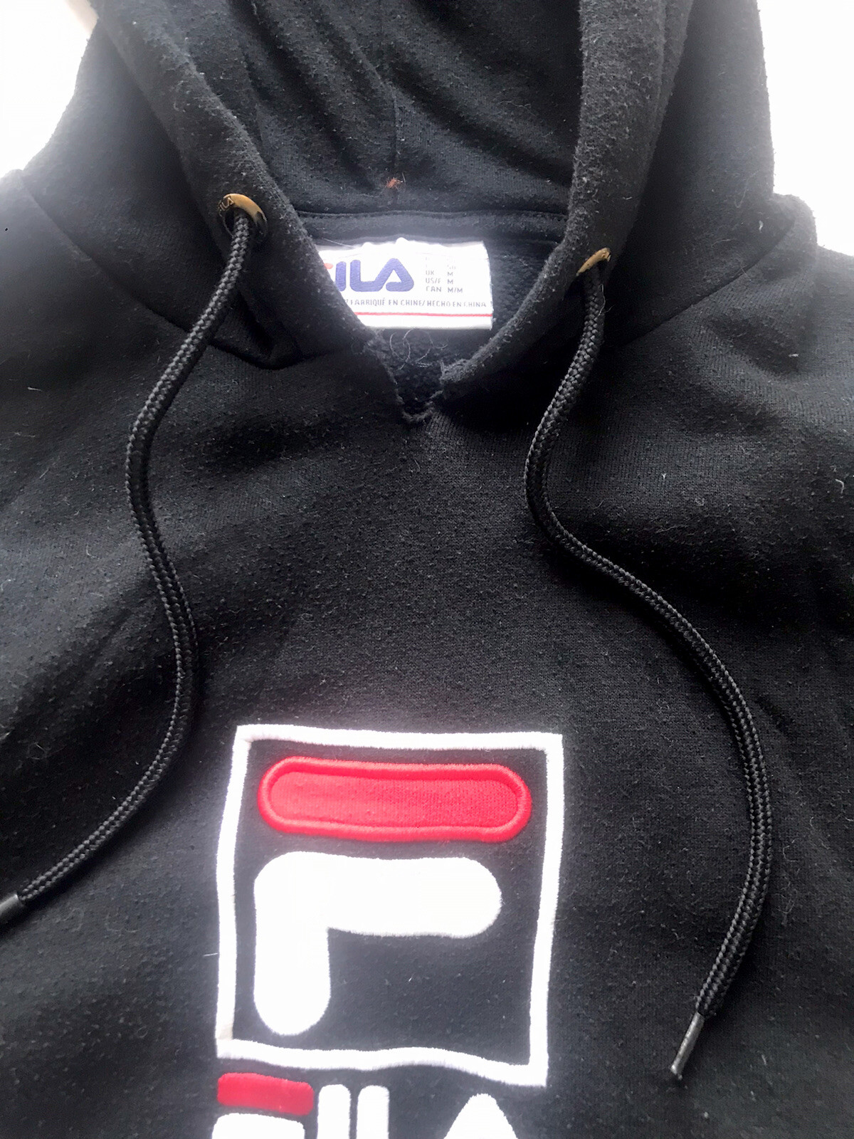 felpa con cappuccio uomo fila. M