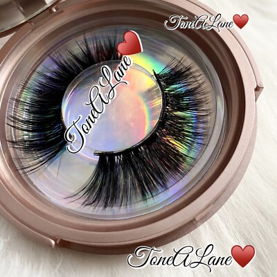 US SELLER | 1x Mink Lashes Eyelashes 5d WISPY Eyelash Extension Makeup Fur fluff