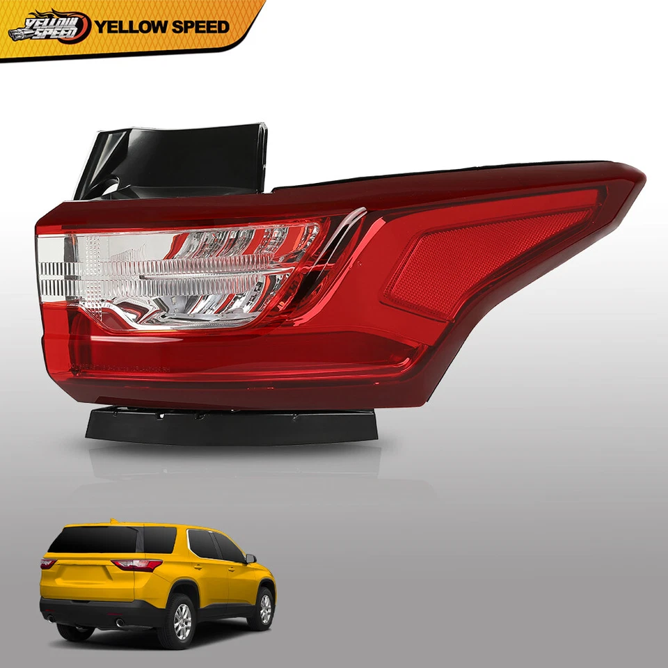 Ajuste para 18-21 Chevrolet Traverse passageiro lateral destro LED lanterna traseira direita externa - Imagem 2 de 4
