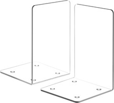 Soportes Para Libros De Acrilico 2 Piezas De Soportes Claros Para Estanterias