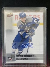 2019-20 UPPER DECK CHL CHASE STILLMAN STAR ROOKIE AUTOGRAPH AUTO #390 DEVILS