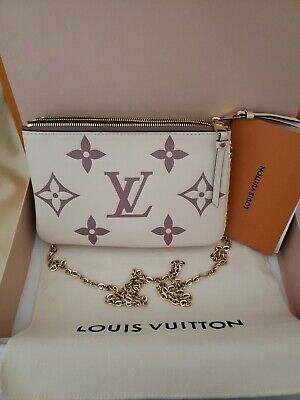 Louis Vuitton Monogram Escale Double Zipper Pochette Bag