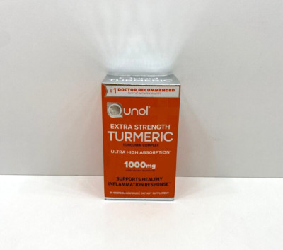 NEW Qunol Extra Strength Turmeric Curcumin Complex 1000 MG Ultra Absorption 2026