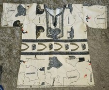 Beautiful Handmade African Unisex Dashiki Shirt  KENYA TANZANIA CONGO UGANDA
