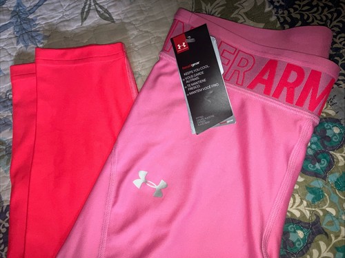 Brand New Under Armour Leggings Girls YXL Black - Picture 3 of 6