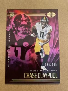2020 Panini Illusions Trophy Collection Pink /399 Chase Claypool #31 Rookie RC