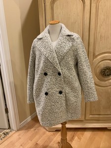black boucle coat