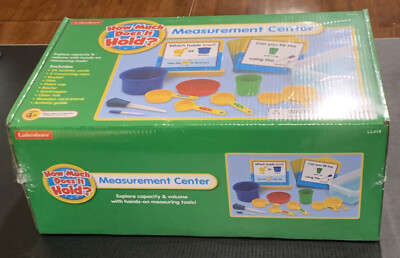 Lakeshore How Much Does It Hold? Measurement Center #LL418 Ages 4+ NEW SEALED