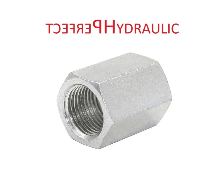 PERFECT HYDRAULIC Manicotto filettato idraulico dritto filetto interno BSP e metrico