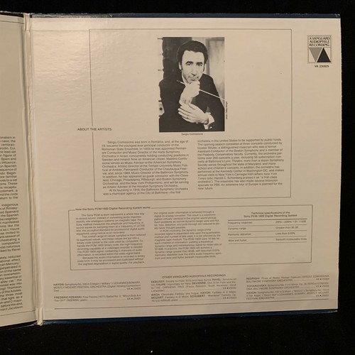 RAVEL Bolero RIMKSY-KORSAKOV ENESCO BERLIOZ - COMISSIONA - VANGUARD ST LP 1980.. - Picture 3 of 6