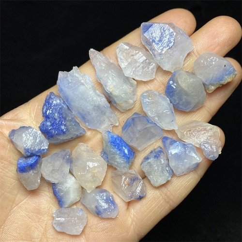 60G Very Rare Natural Clear Beautiful Blue Dumortierite Crystal Specimen Z918