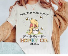 Retro Winnie the Pooh 100 Acre Wood Honey Shirt Unisex Adult Kid Shirt 170124