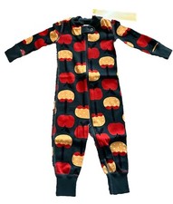 Hanna Andersson 6-12 mo 70cm Candy Apple Fall/ Halloween Pajamas - Organic NEW