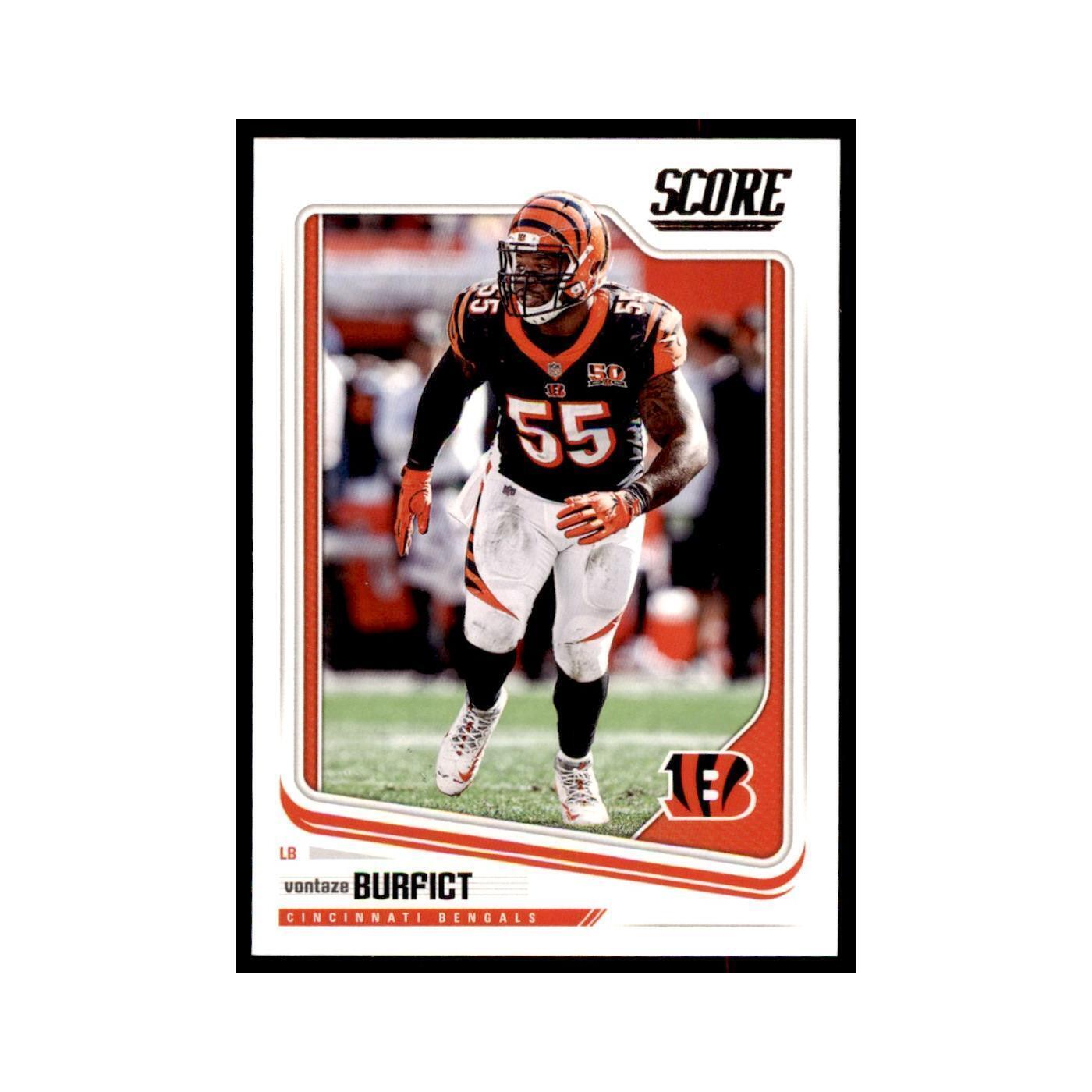 Vontaze Burfict 2018 Score #65 Football Cards Football Card NM