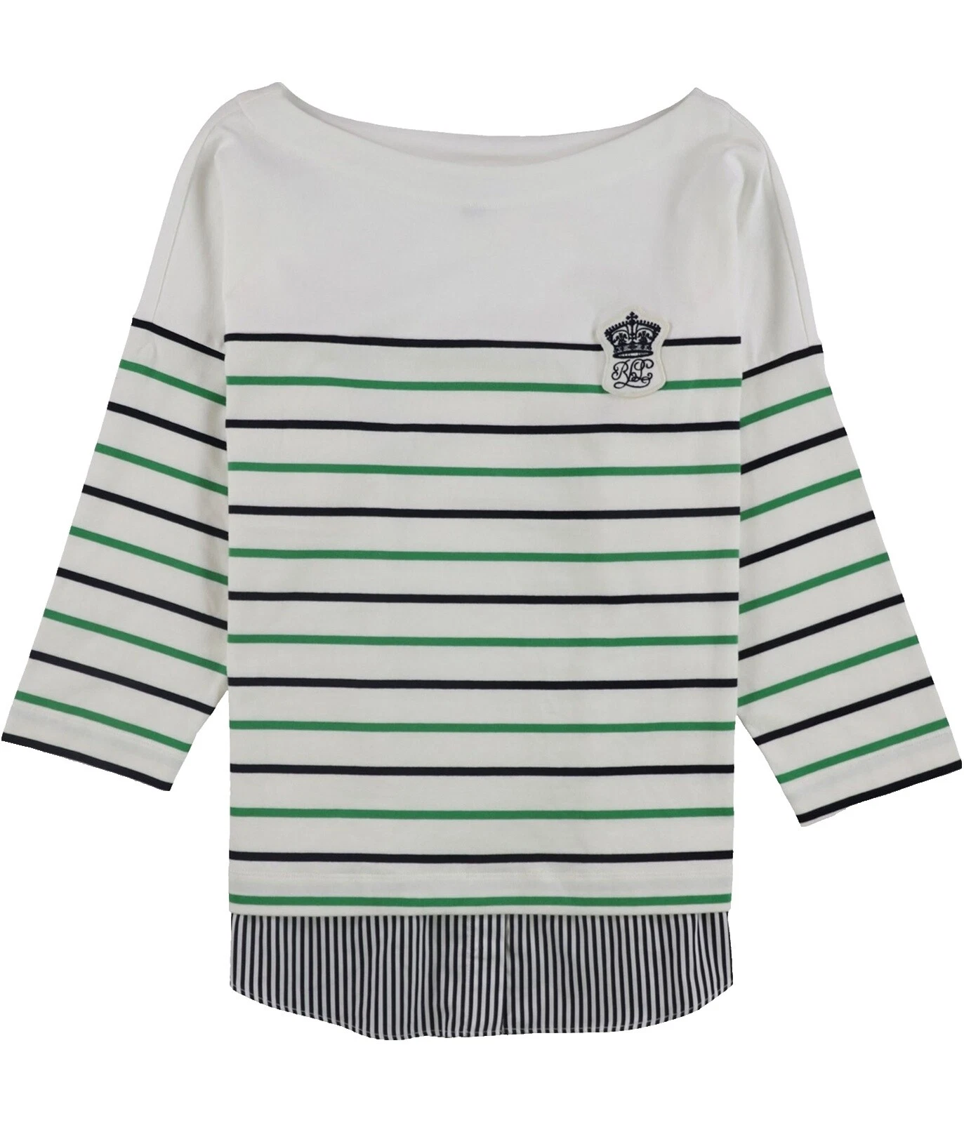 Camisetas a rayas de algodón Ralph Lauren para Mujeres