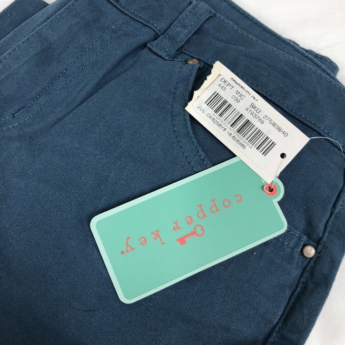 Copper Key sz 16 Girls Turquoise Blue Casual Pants NEW NWTs School Clothes - Picture 2 of 4