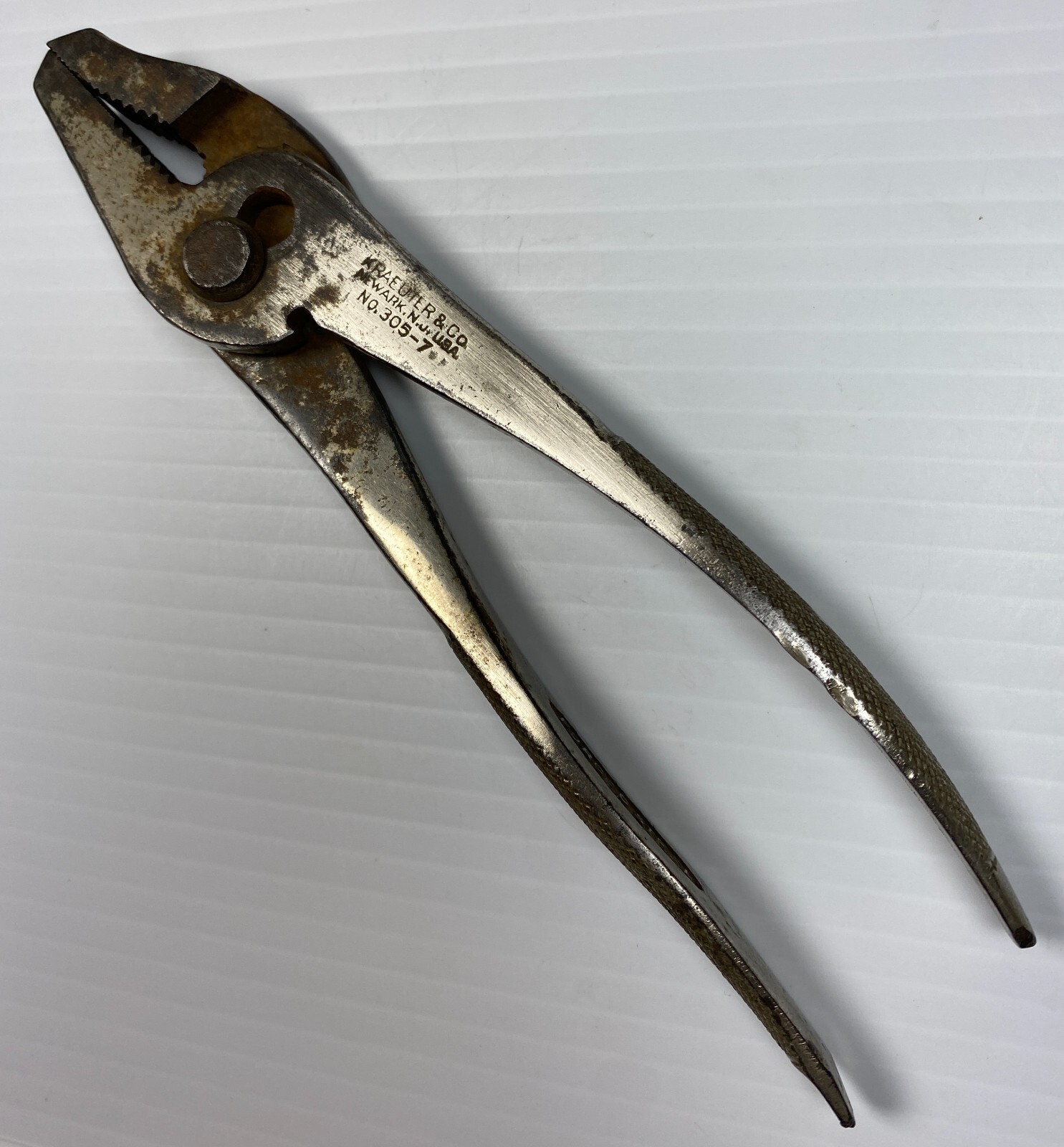 Vintage Kraeuter Tools 3057 "The Victor" 7 Inch SlipJoint Universal