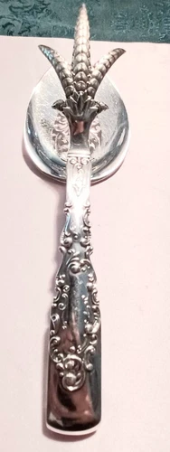 Luxembourg by Gorham Sterling Sandwich Pastry Tongs - Rare- 7"