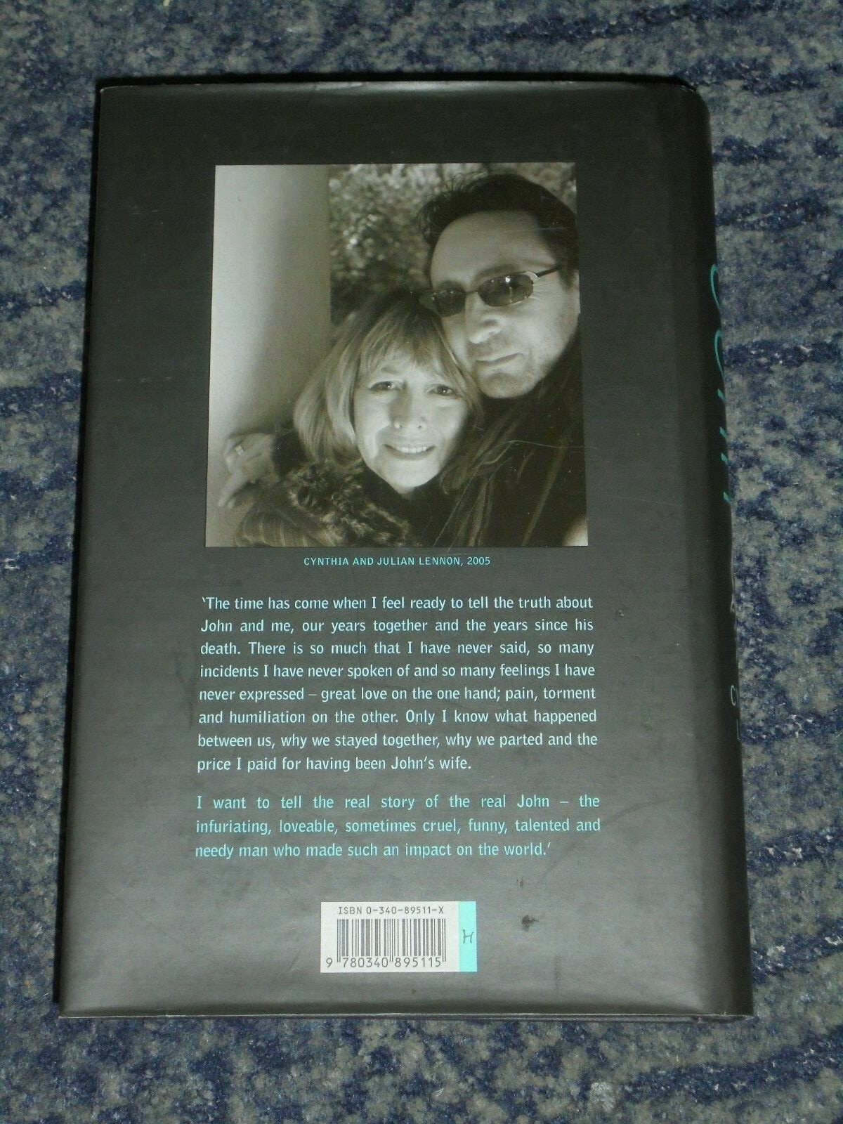 John by Lennon, Cynthia Hardback Book