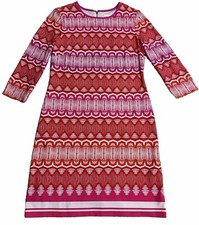 Eliza J women  dress  Sheath dress multi colored 3/4 dress size 6 geometric