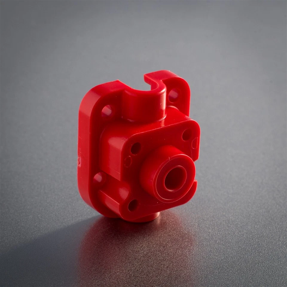 Cox 049 051 Killer Bee Model Engine Crankcase Backplate .049 .051 - Red Version - Image 2 of 2