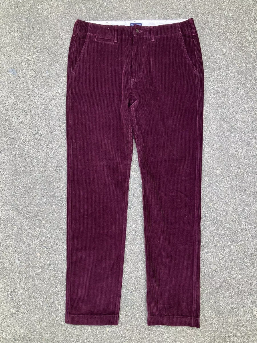 Levi’s Premium Clothing Cherry Red Corduroy Pants Size 33 x 32