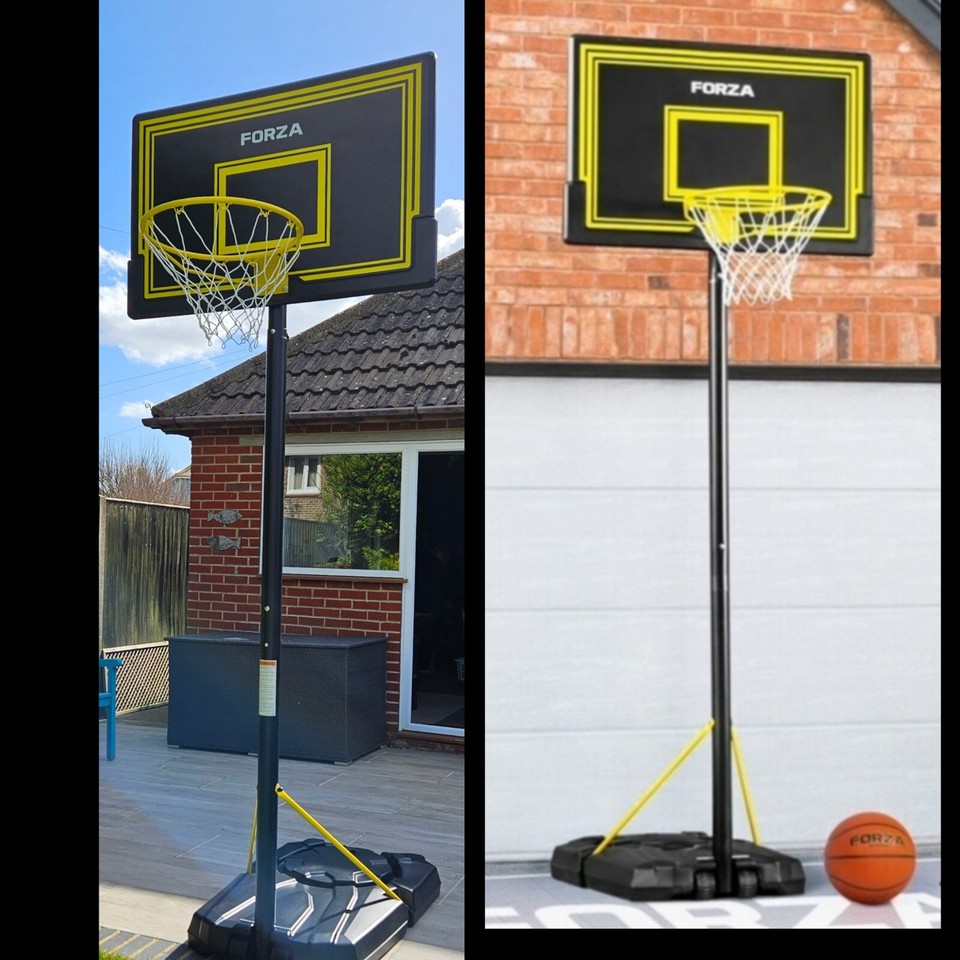 FORZA JS305 Basketball Hoop & Stand & Ball BNIB Net basket Full Size
